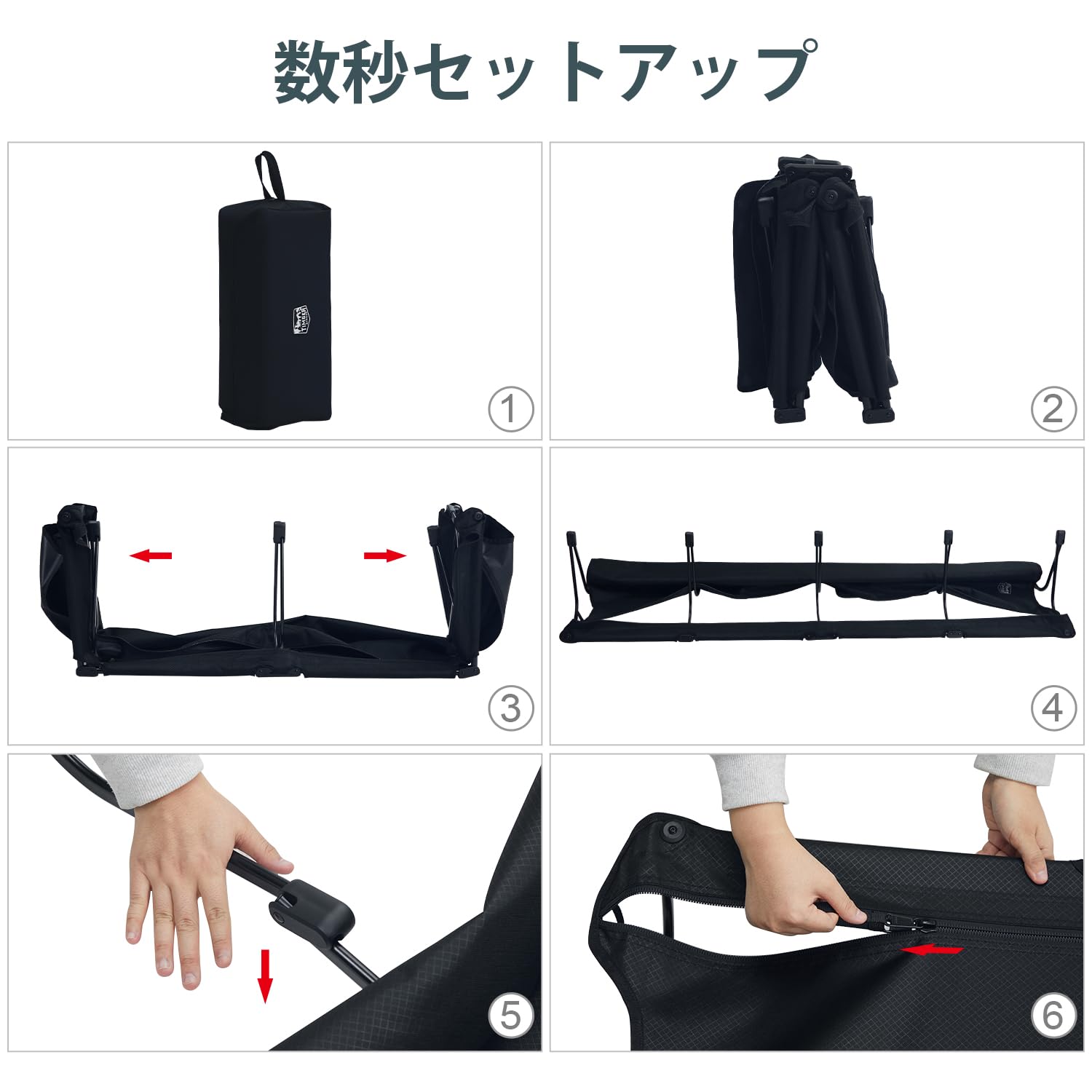 Amazon.co.jp: TIMBER RIDGE キャンプベッド ジェットコットUL-NEO